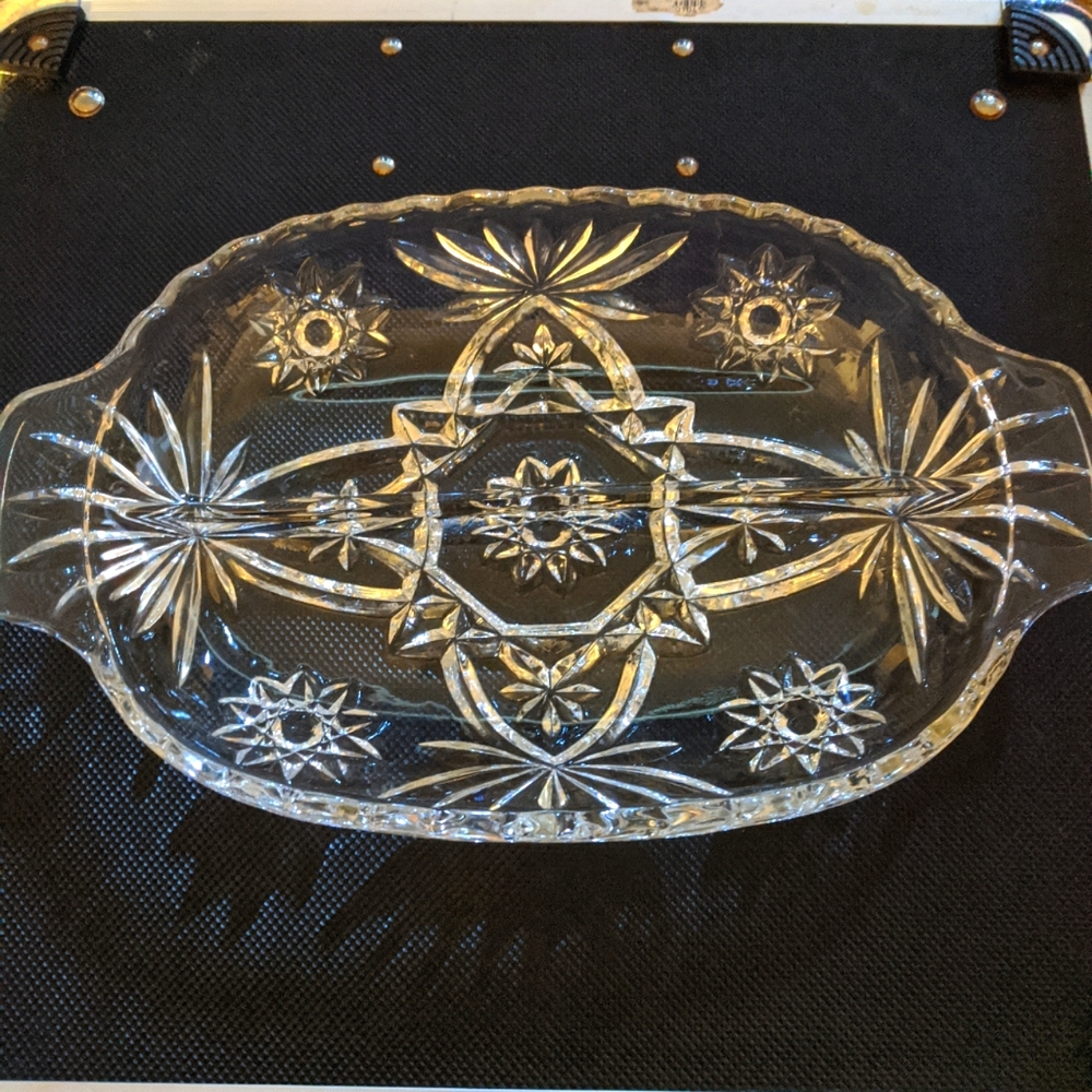 Glass Dish (Divided)